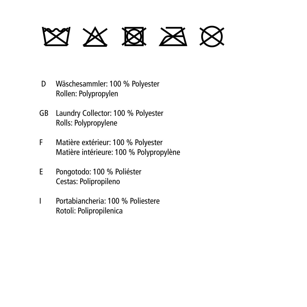 Wenko Wäschesammler Quadro beige 79 l Bild 9