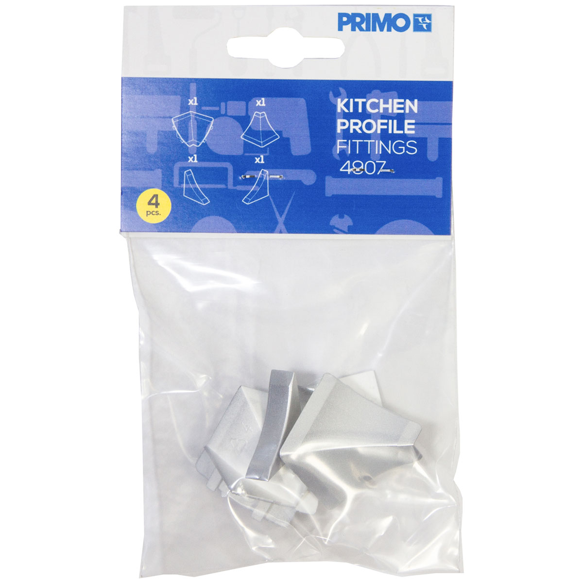 Zubehörset 4907 4-teilig Grau