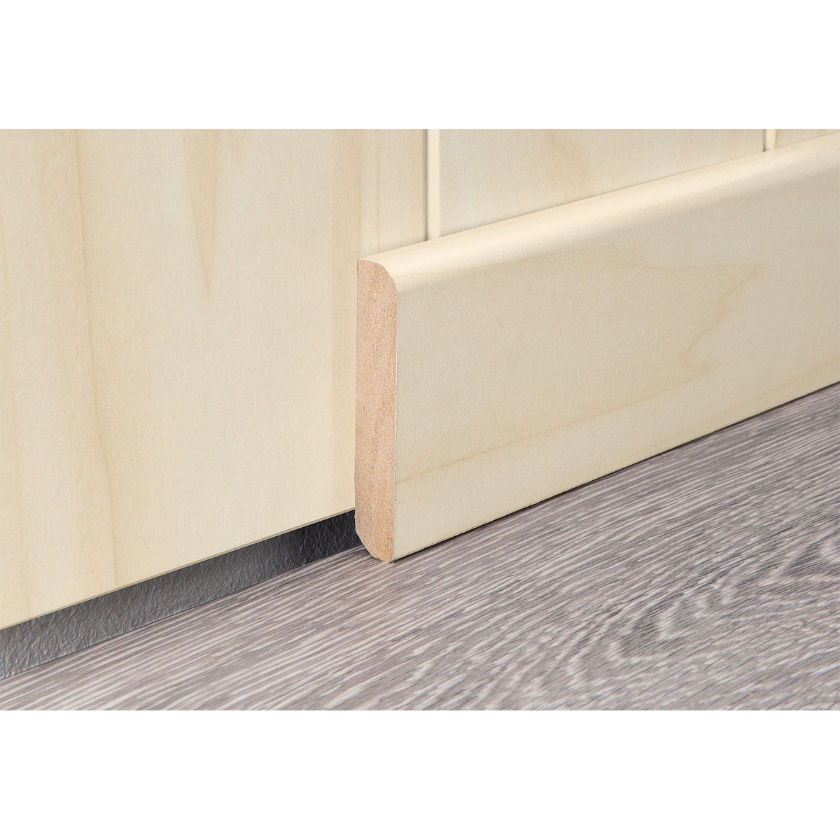 Fußleiste Birke hell 2,6 m