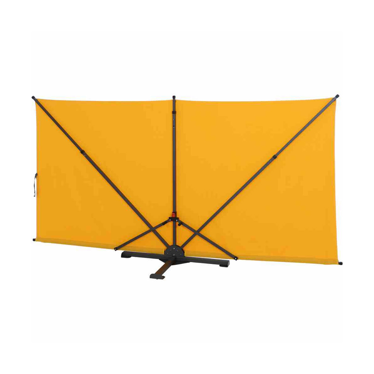 Siena Garden Faltbarer Sichtschutz Ben 150 x 280 cm gelb Gelb