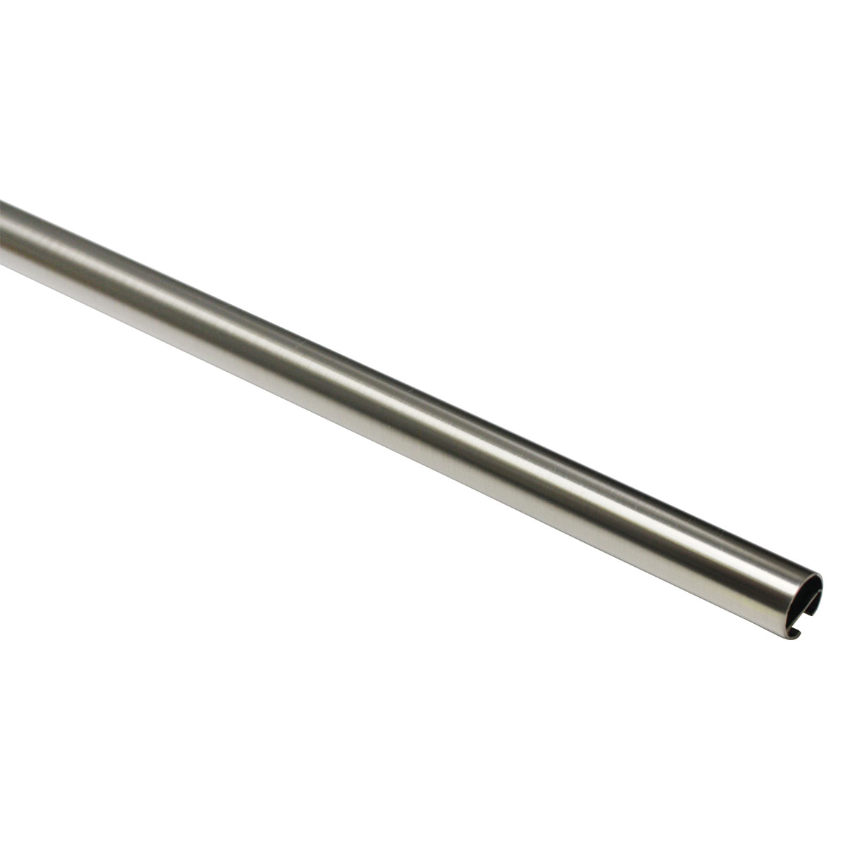 Gardinia Gardinenstange Chicago mit Innenlauf Durchmesser 16 mm 200 cm Edelstahl-Optik