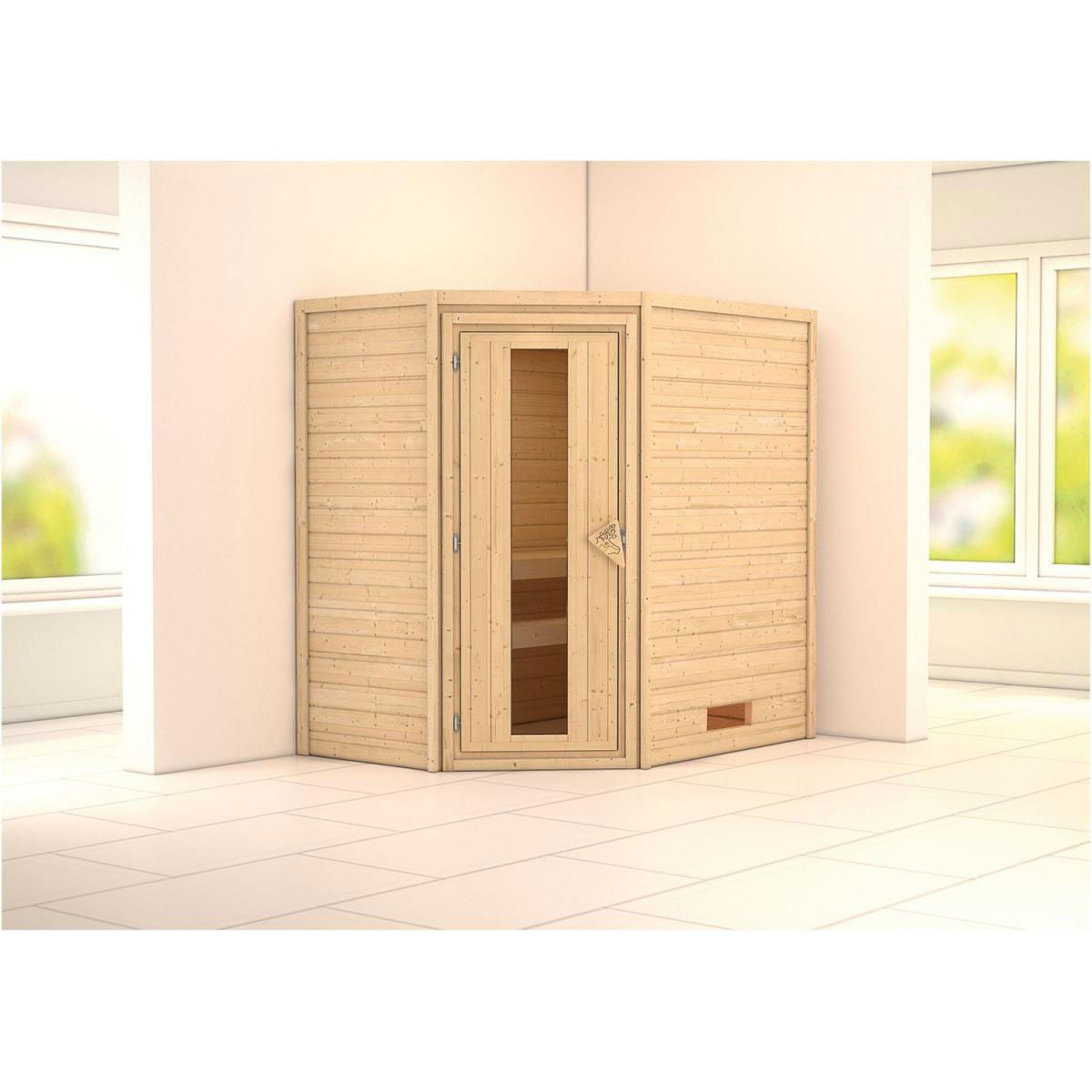 Karibu Svea Eckeinstieg ohne Ofen ohne Kranz Energiespartür