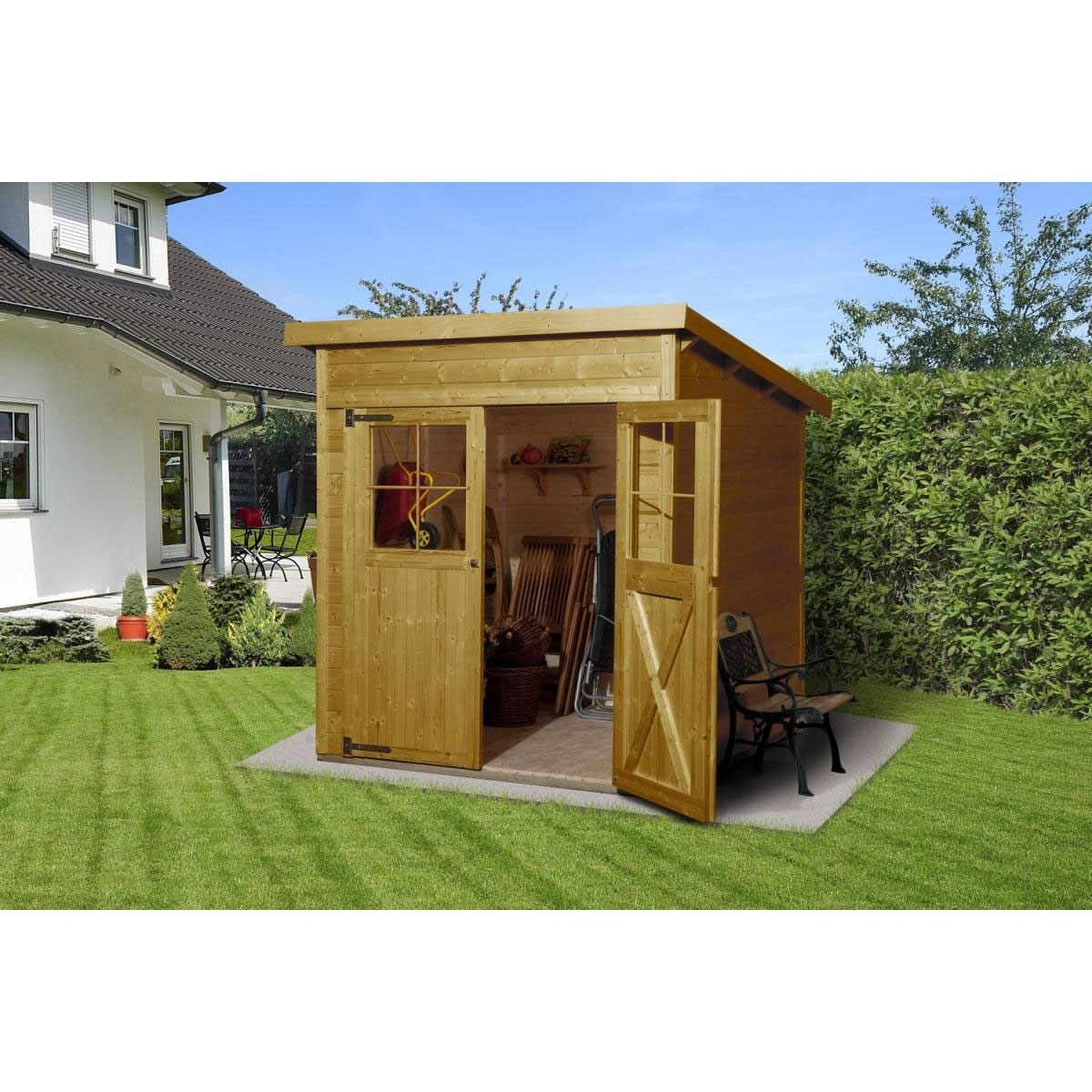 Weka Gartenhaus 325 222 x 192 x 223 cm Bild 1