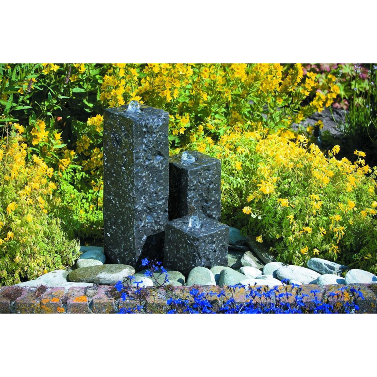 Ubbink Wasserspiel-Set Modena inkl Pumpe und LED-Beleuchtung Bild 2