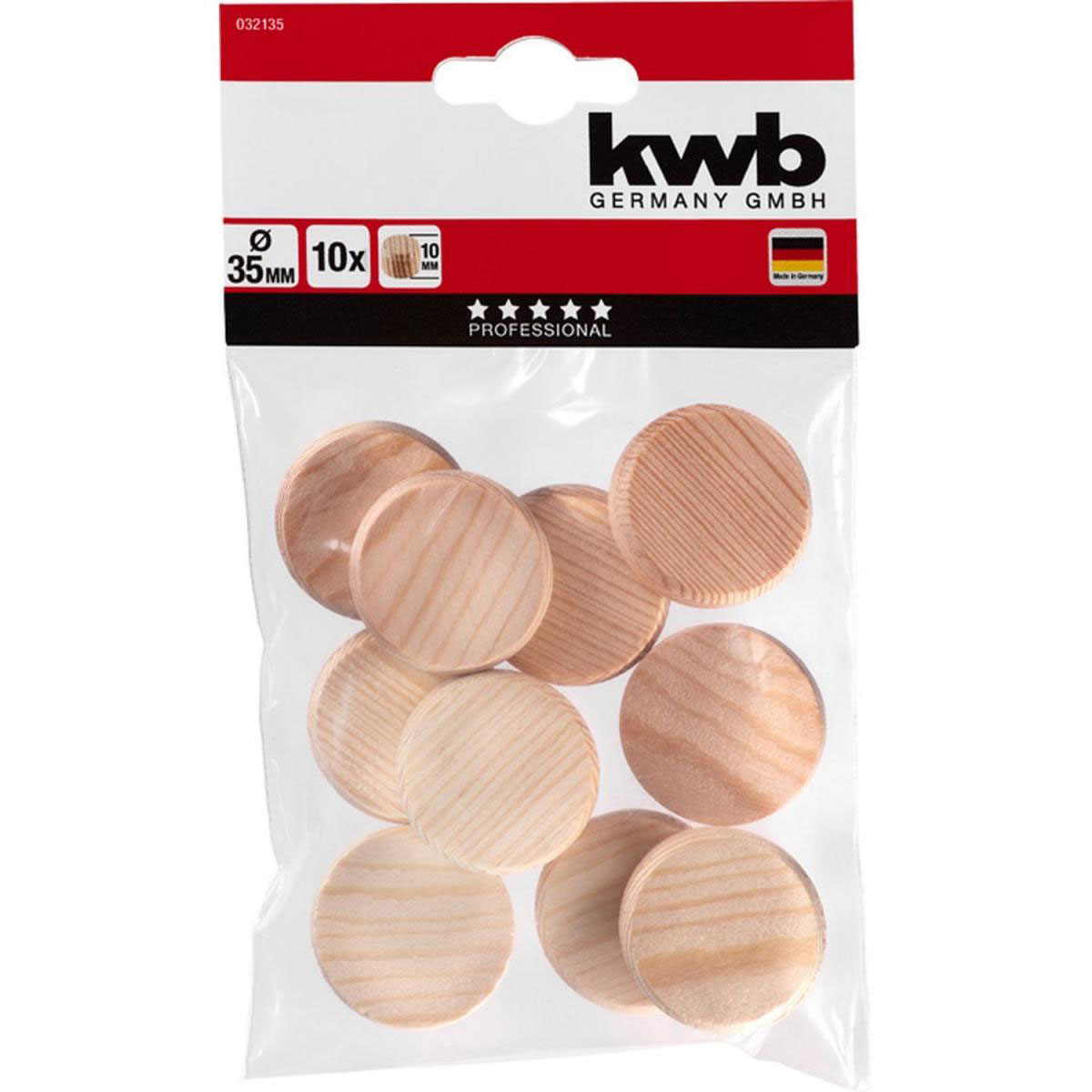 kwb  Konusplättchen Durchmesser 35 mm 10 Stück Bild 2