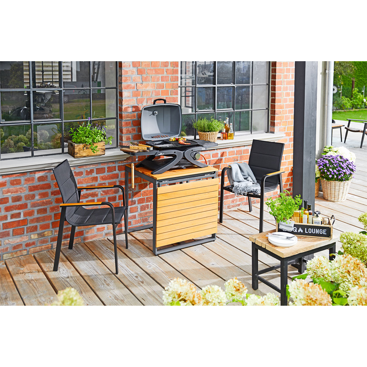 Haveson Gartentisch Maribo ausklappbar Bild 4