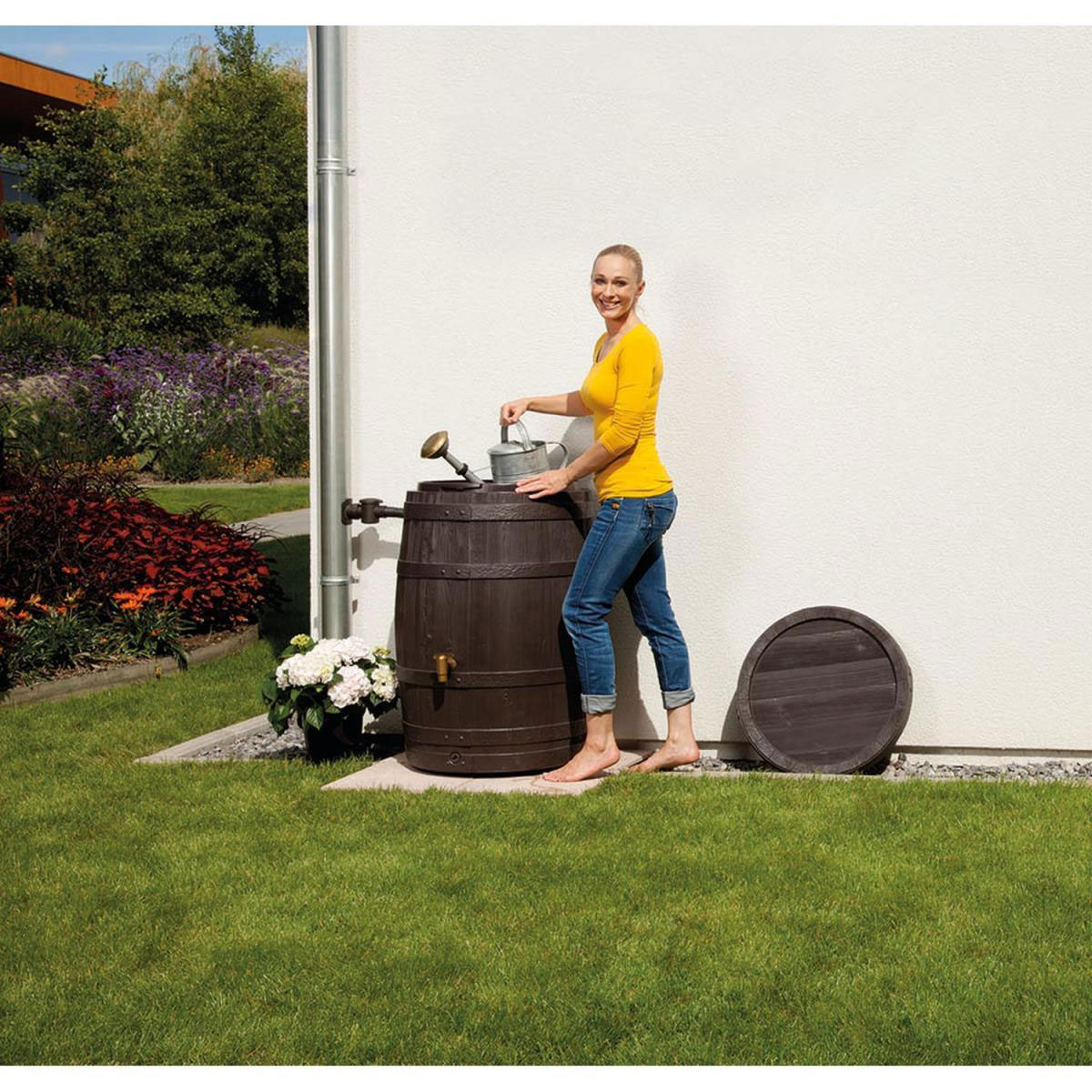 4rain Regenfass VINO 400 L dunkelbraun Bild 3