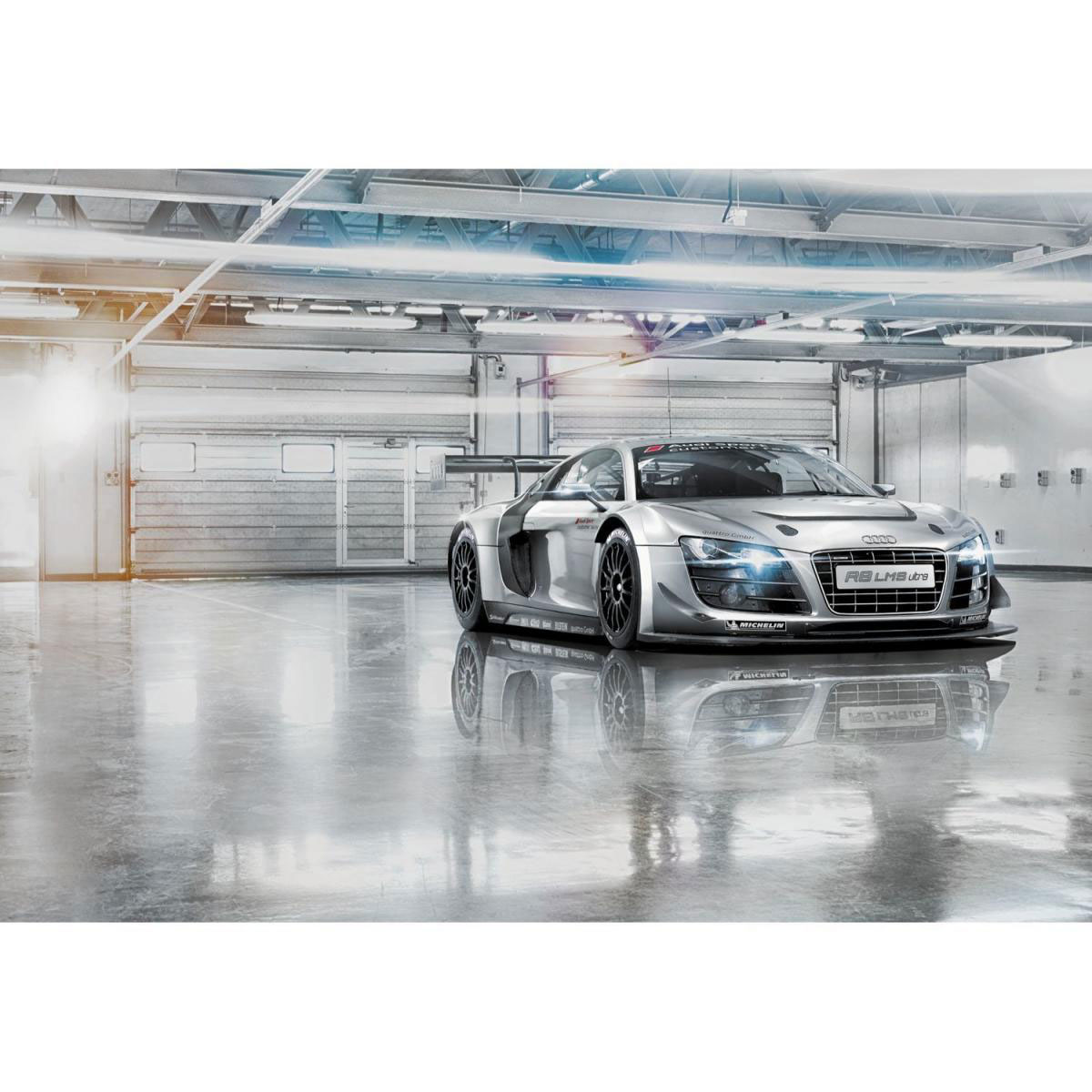 Komar Papier-Fototapete AudiR8 Le Mans 8-teilig 368 x 254 cm Bild 1