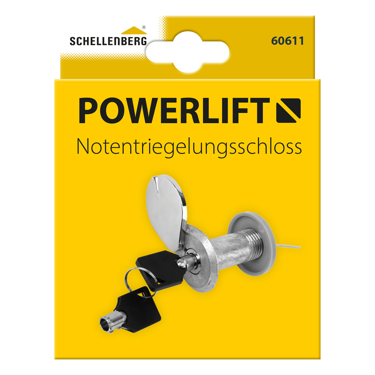 Schellenberg Notentriegelungsschloß für Garagentor Bild 1