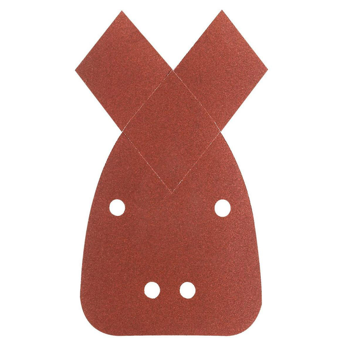 Bosch  DIY Multischleifblatt 95 x 135 mm 2xG80/2xG120/1xG180 4 Löcher Klett 5- teilig  Bild 3