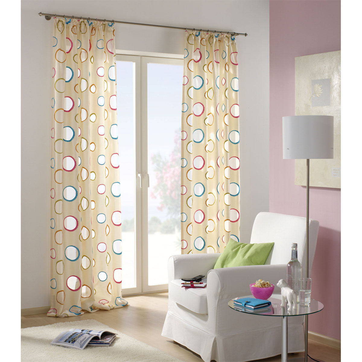 Gardinia Gardinenstange Memphis messing-antik Durchmesser 1,6 x 120 cm Bild 3