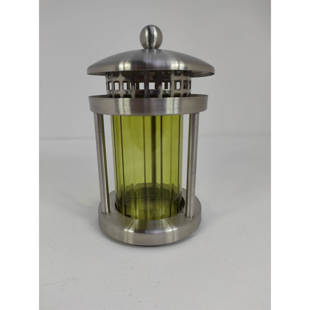 Grablaterne Metall silberfarben Bild 1