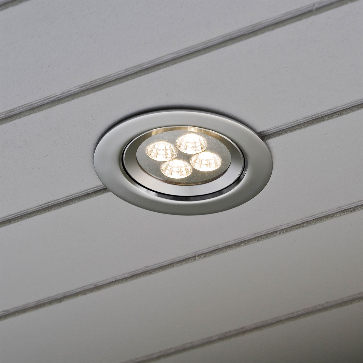 Konstsmide LED-Deckeneinbauleuchte silber Bild 4