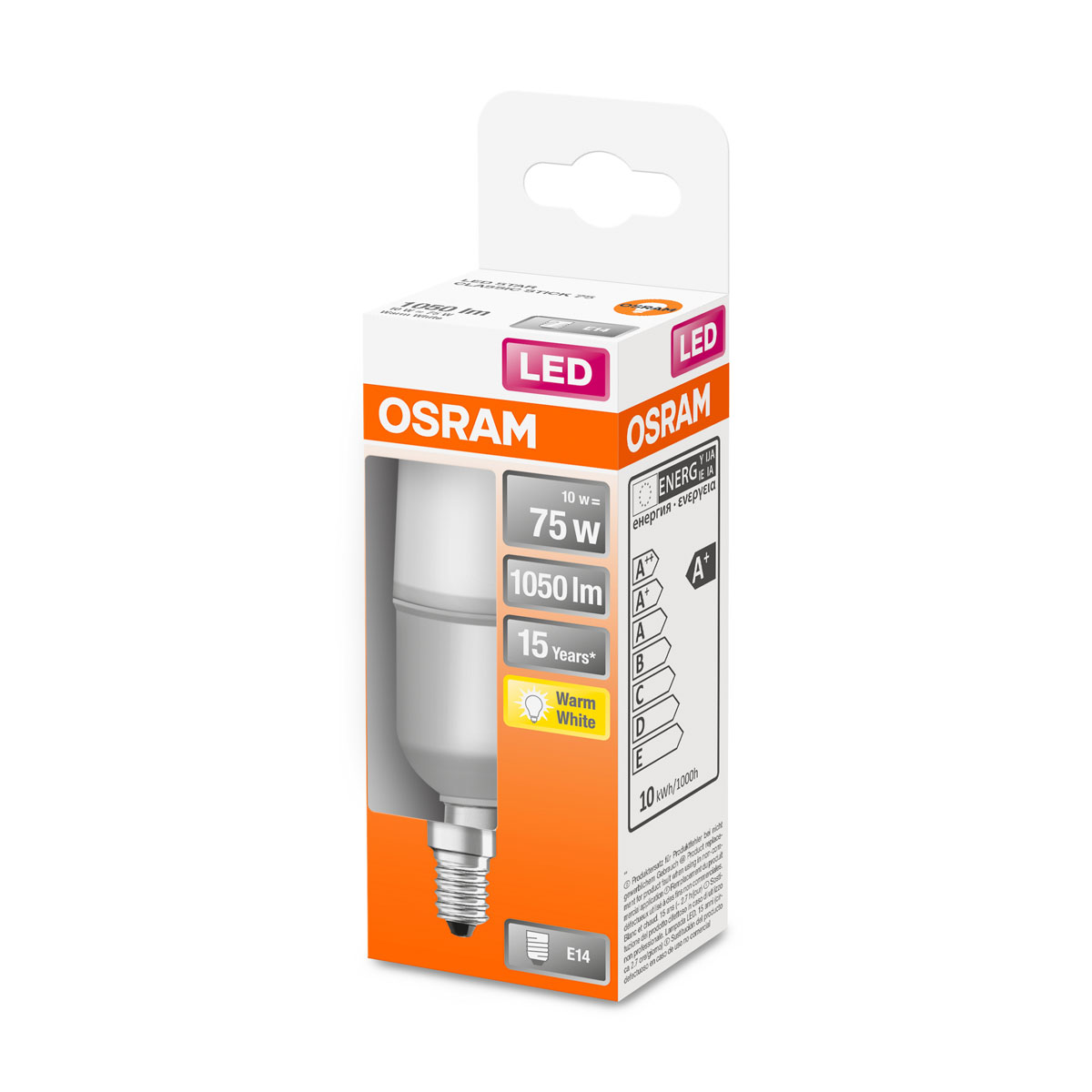 Osram LED-Spezial Stick E14 75W warmweiß Bild 2