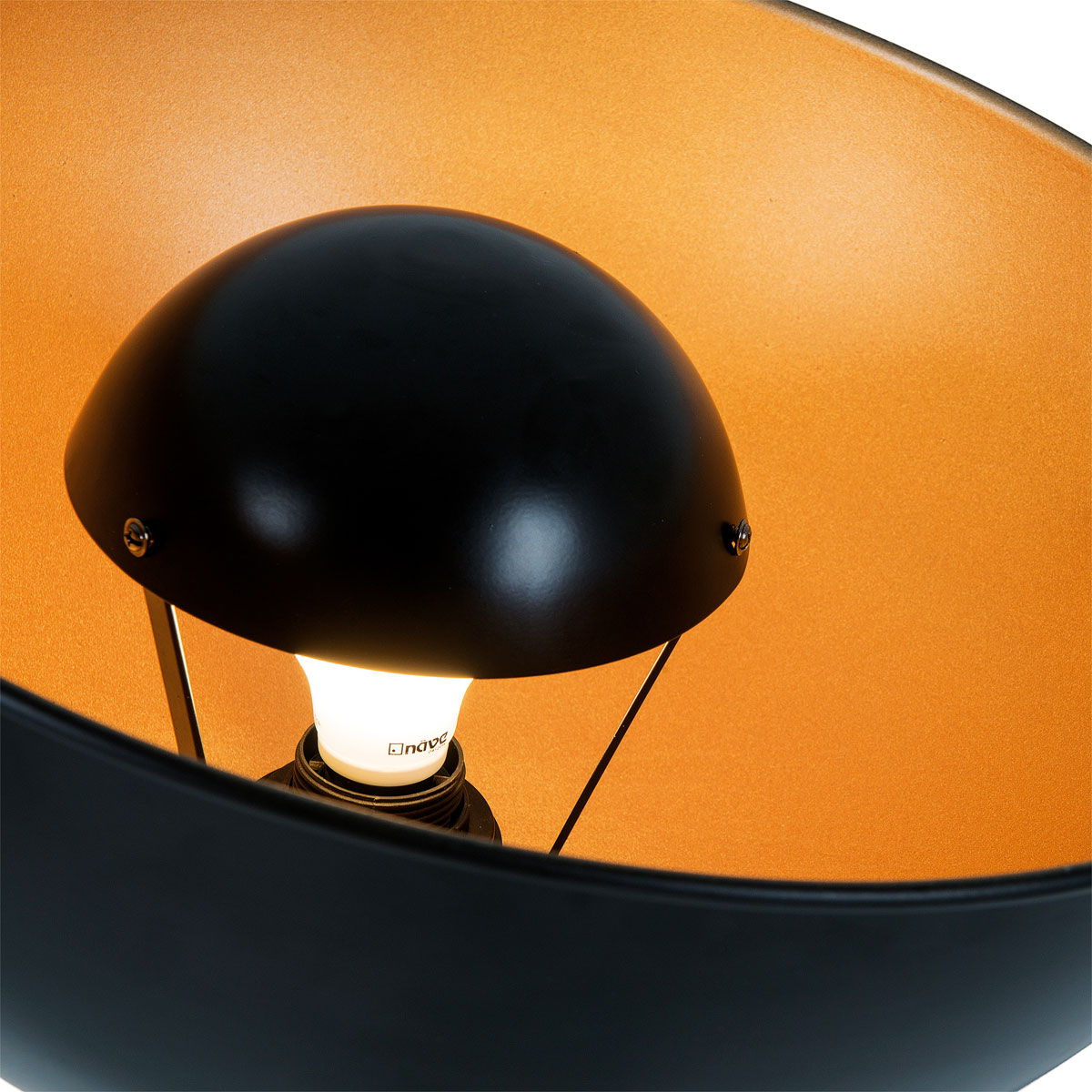 näve Dreibein-Stehleuchte Bernice schwarz Bild 4