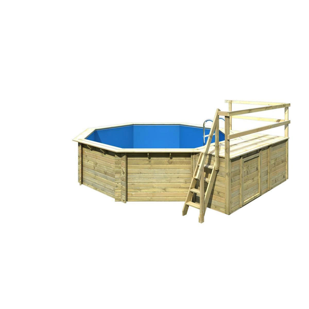 Karibu Pool 2 Variante C inkl Sonnenterrasse Bild 2