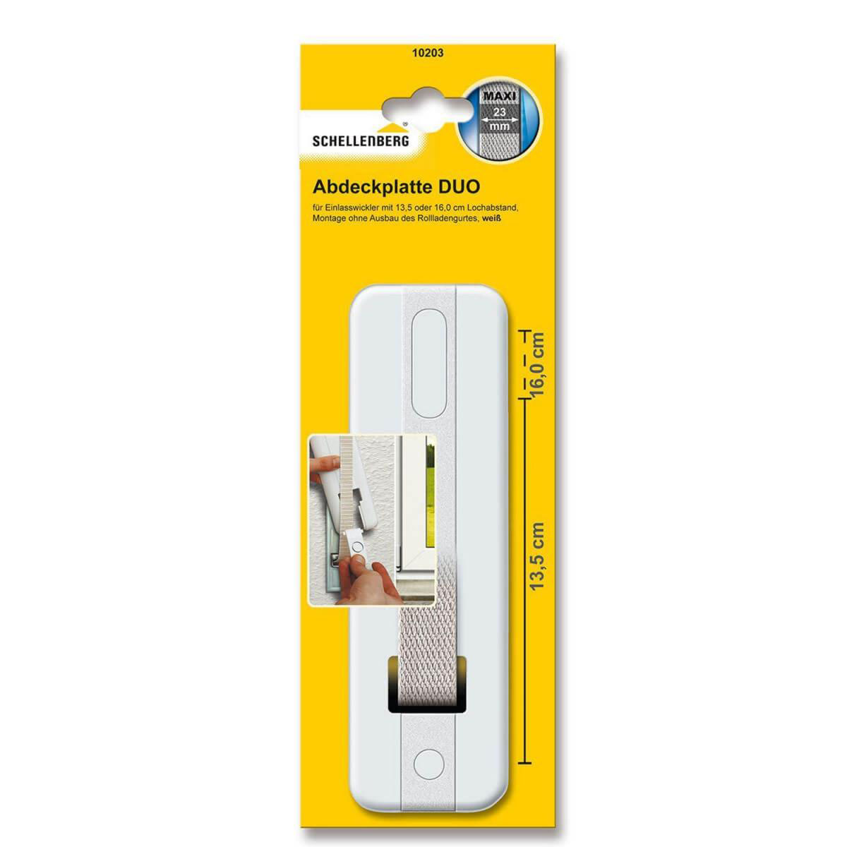 Schellenberg Abdeckplatte Flexo 10,5 - 16,0 cm weiß Bild 2