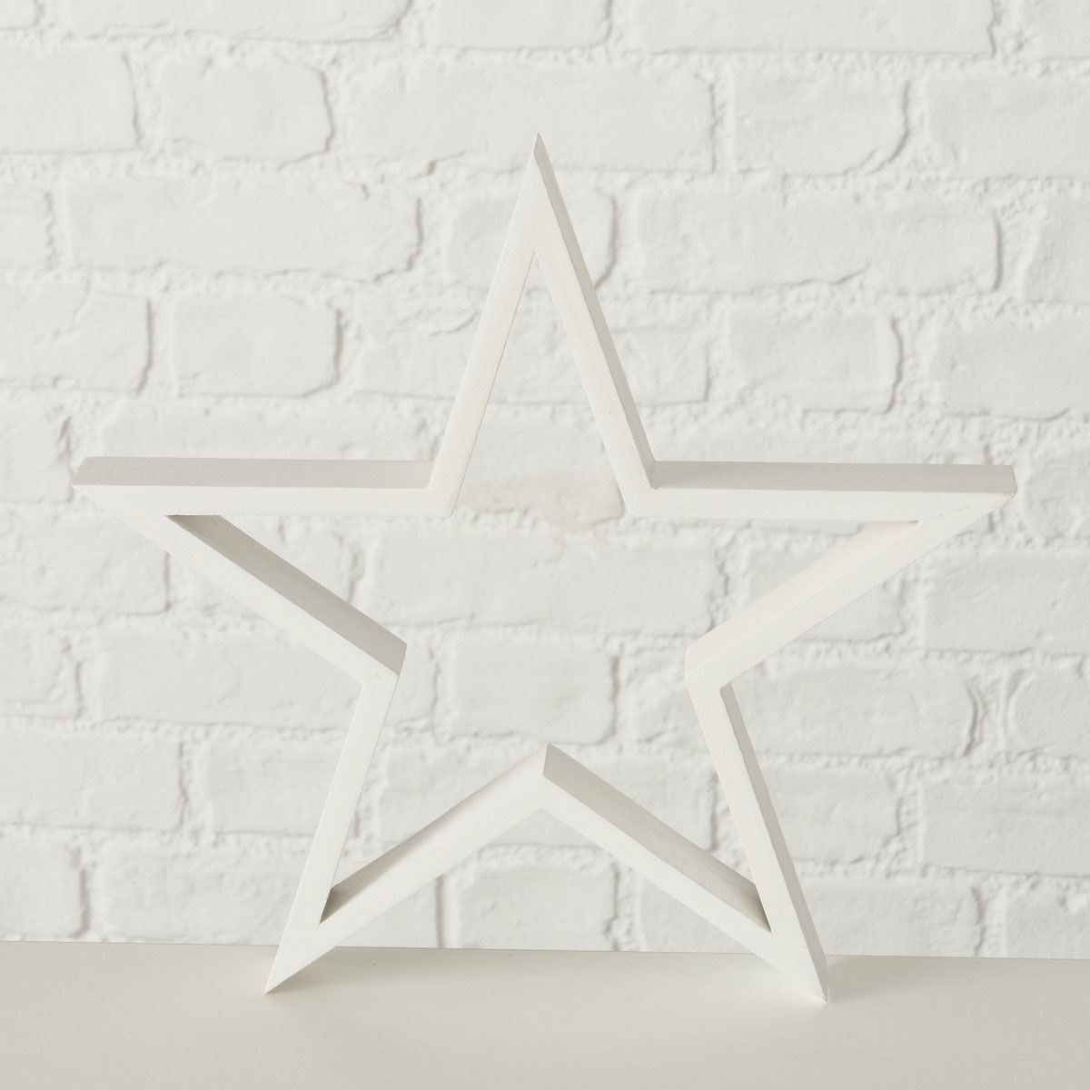 Dekoaufsteller Borna Stern 30 x 3 x 29 cm natur Holz sortiert Bild 4