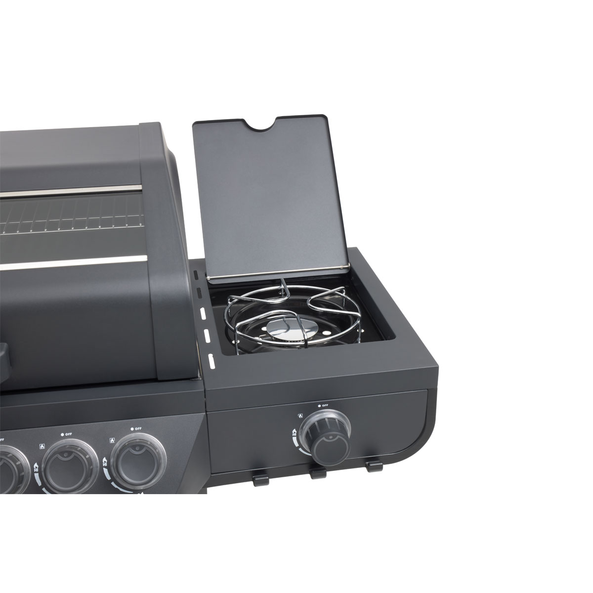 Rothmann Gasgrillwagen Vulcano 6 Turbo Plus Black Edition Bild 11