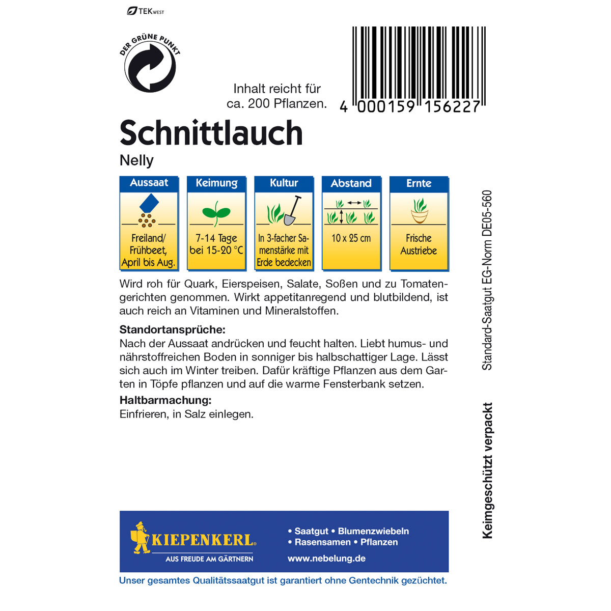 Kiepenkerl Schnittlauch Nelly Bild 2