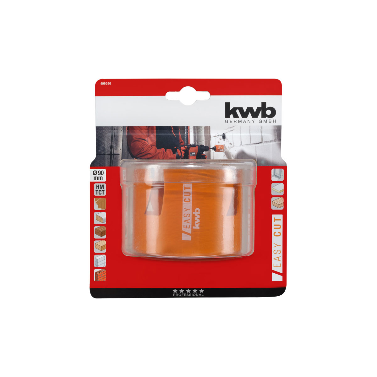 kwb  Lochsäge Easy Cut Durchmesser 90 mm Bild 5
