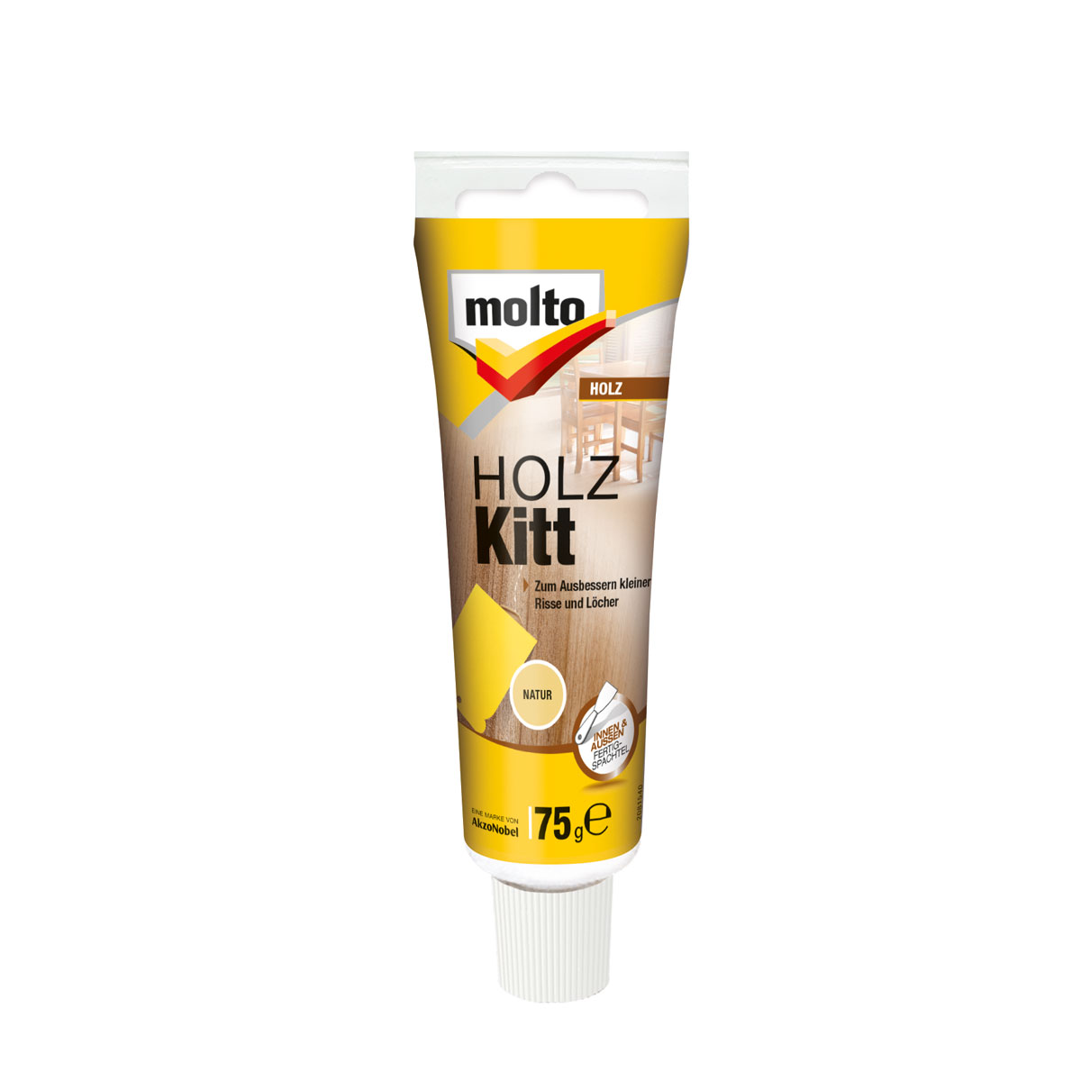 Molto Holz-Kitt natur 0,075 L Molto Holz-Kitt natur 0,075 L