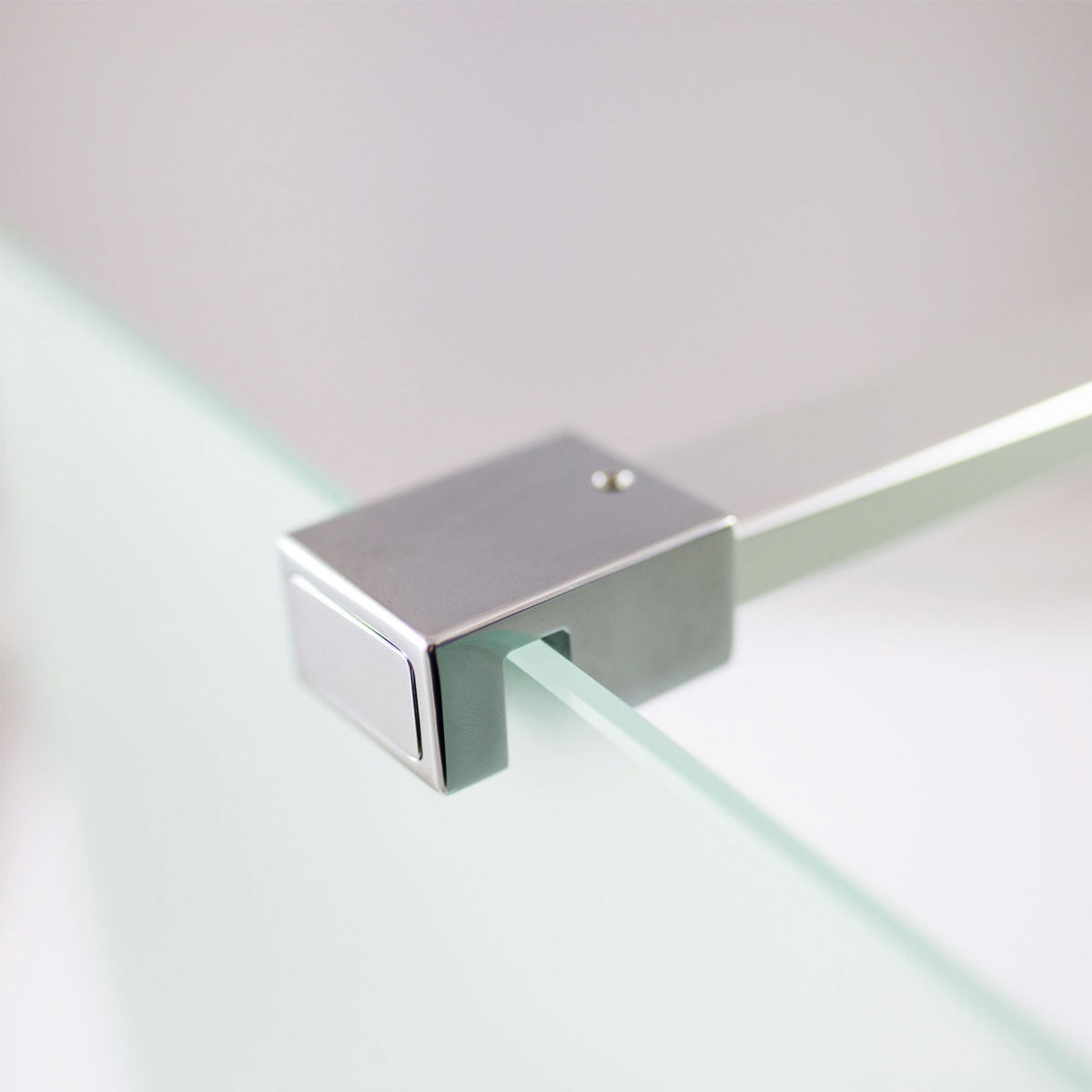 Breuer  Drehtür mit Festteil Panorama für Nische Anschlag links schwarz matt Intima 800 mm Bild 4