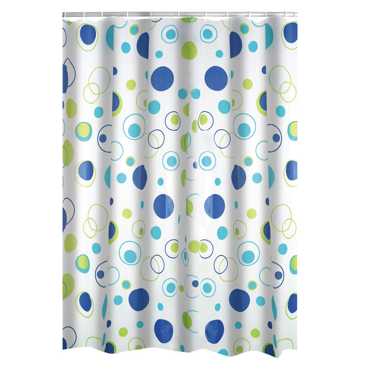 Ridder  Duschvorhang Kreise Folie 180 x 200 cm