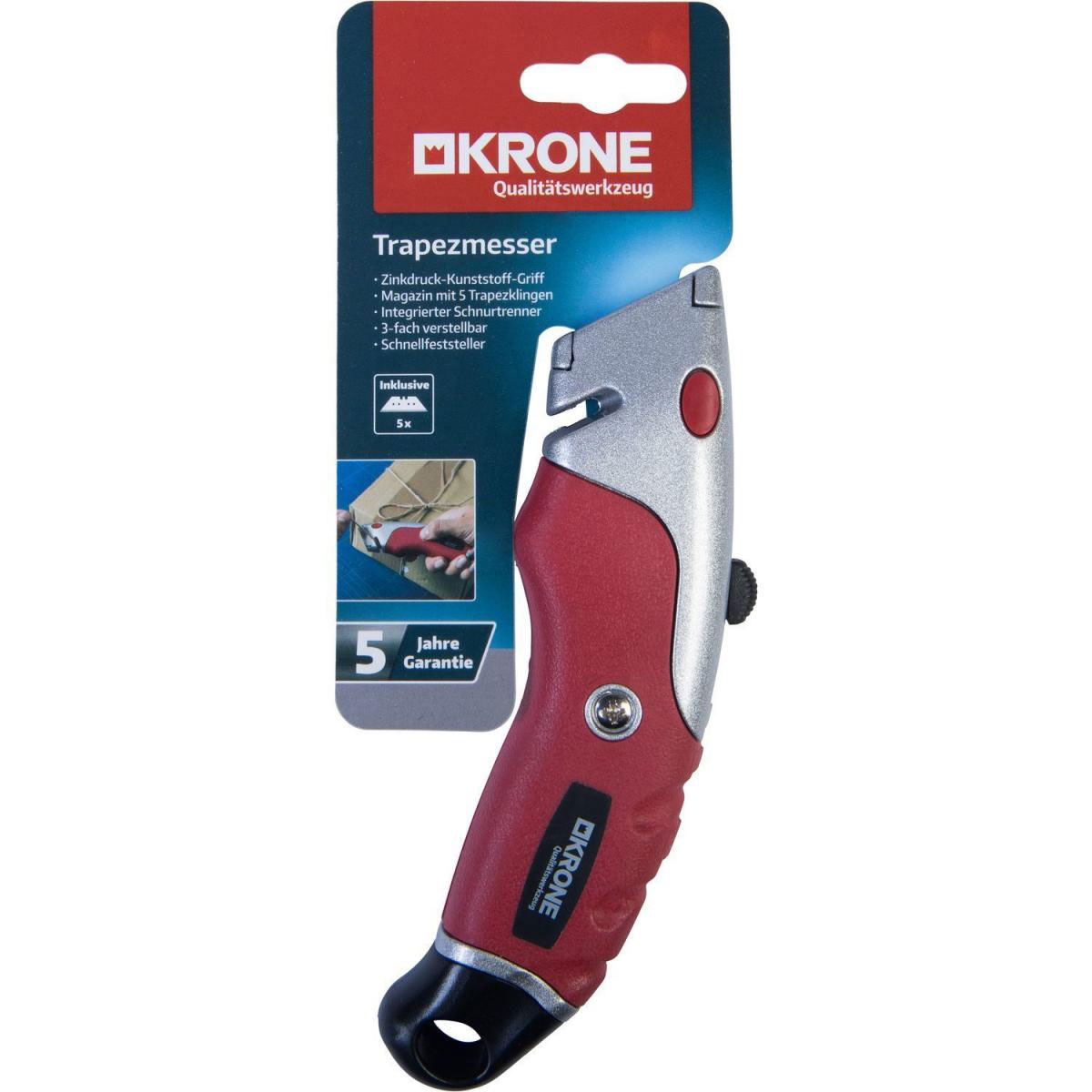 Krone Unimesser Zinkdruck-Kunststoff-Griff Bild 2