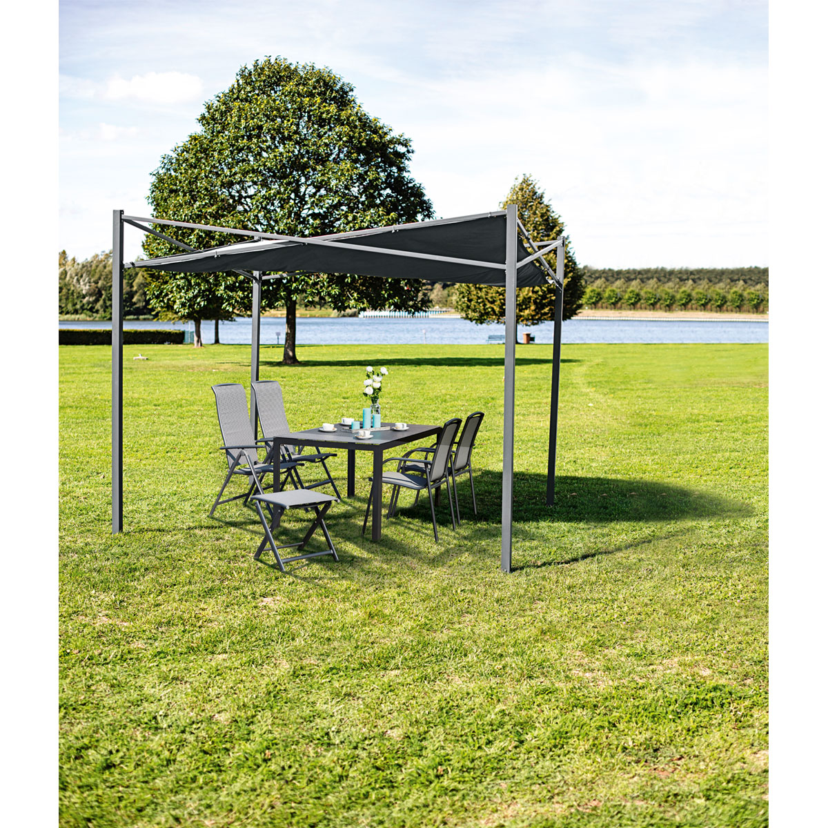 Haveson Gartentisch Atlanta 150 x 90 x 74 cm Bild 4