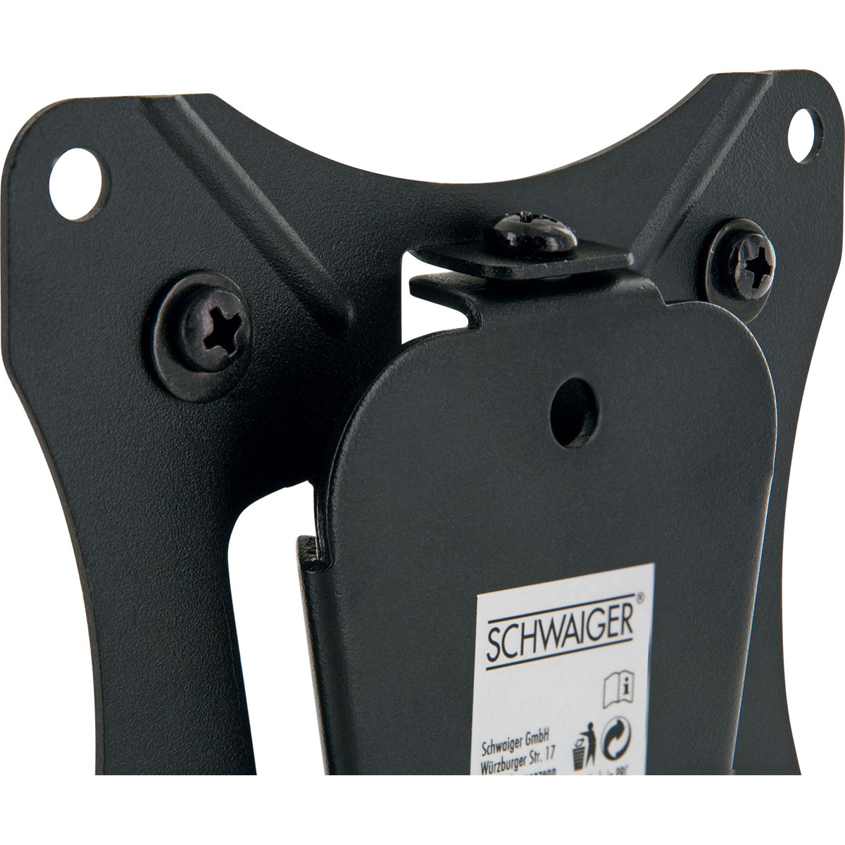 Schwaiger TV-Wandhalter Fixed 1 33 bis 74 cm schwarz Bild 4