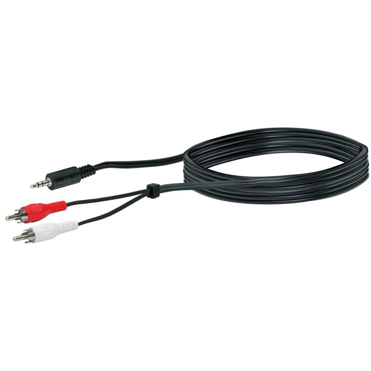 Schwaiger A-Audio-Y-Adapterkabel Stereo 3 m