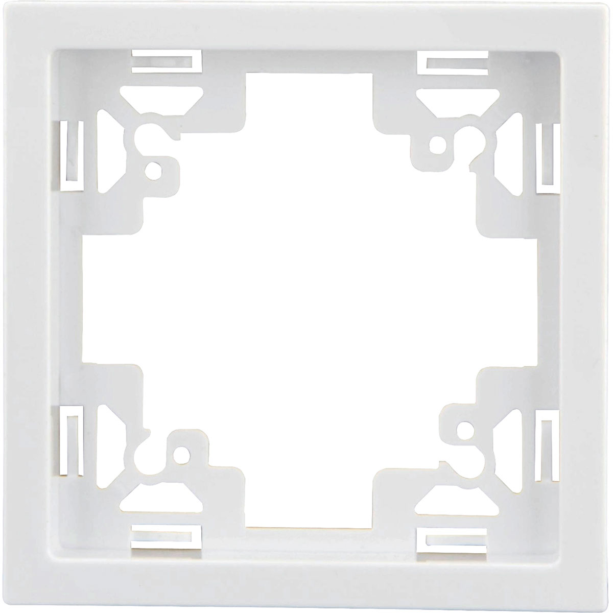 Abdeckrahmen 1-fach Sao Paulo ultraweiß