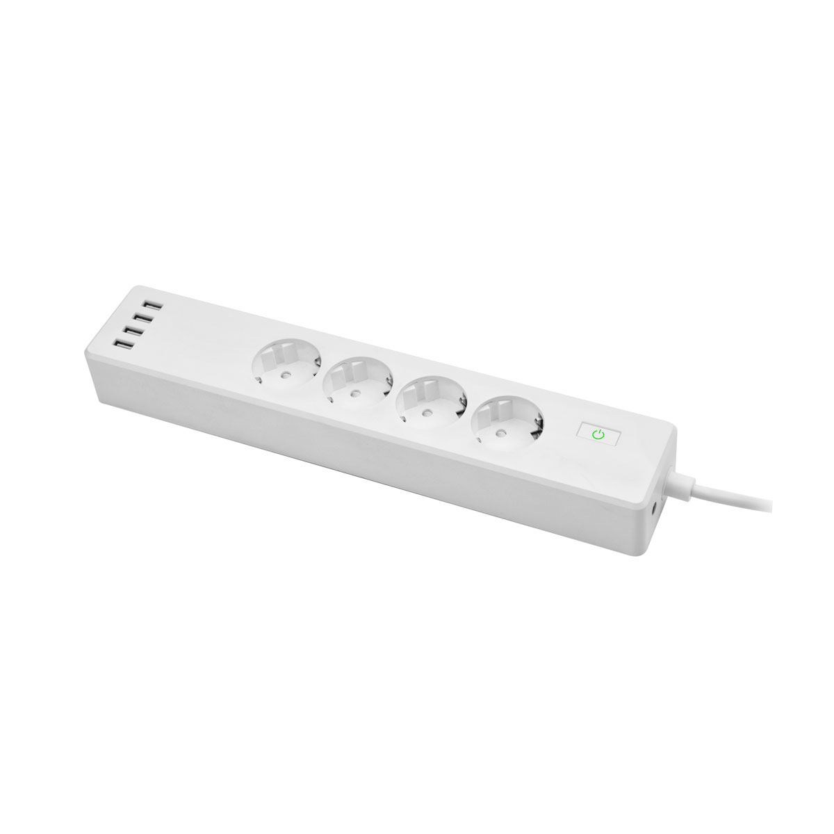 Flector Steckdosenleiste Smart Connect 4-fach und 4 USB Bild 1