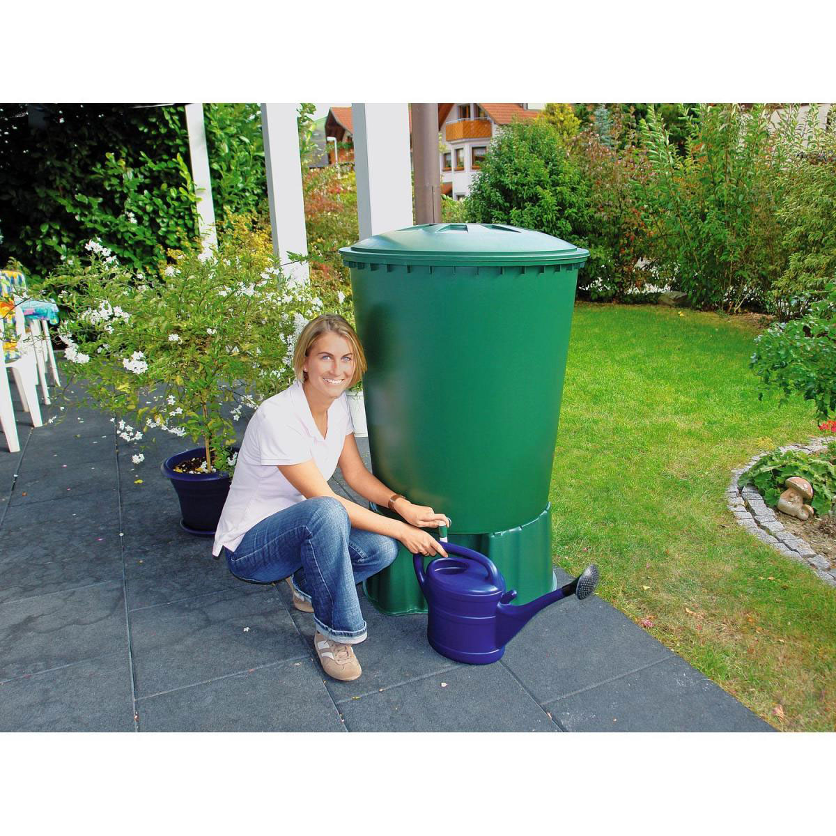 Garantia Regentonne 510 L rund grün Bild 2