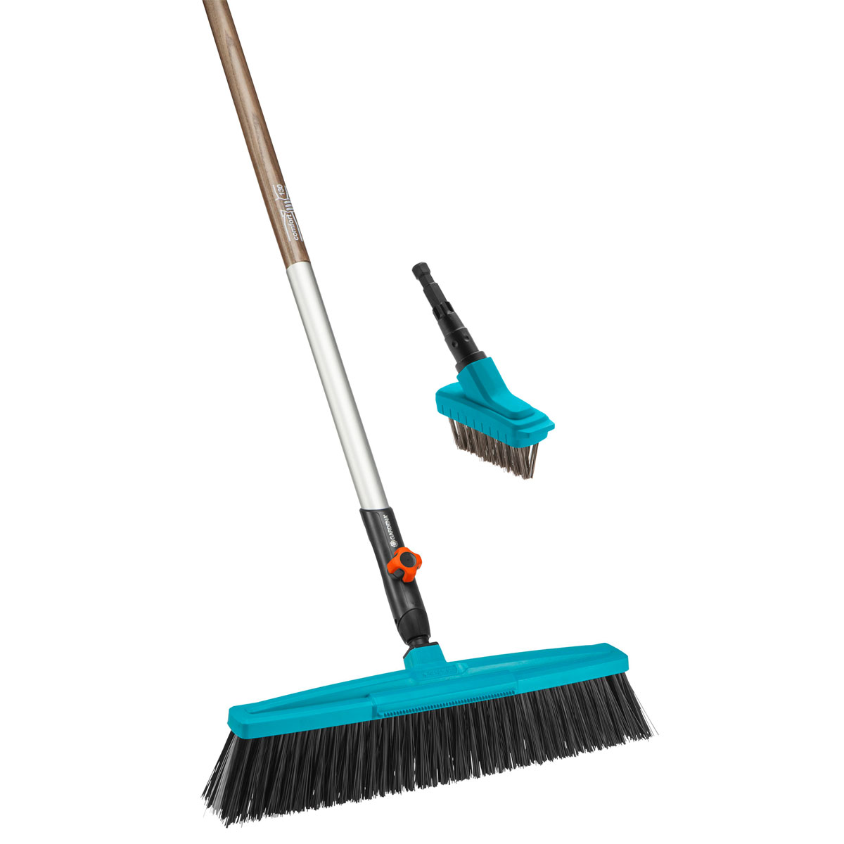 Gardena  Combisystem-Set mit Besen und Fugenbuerste 3-teilig