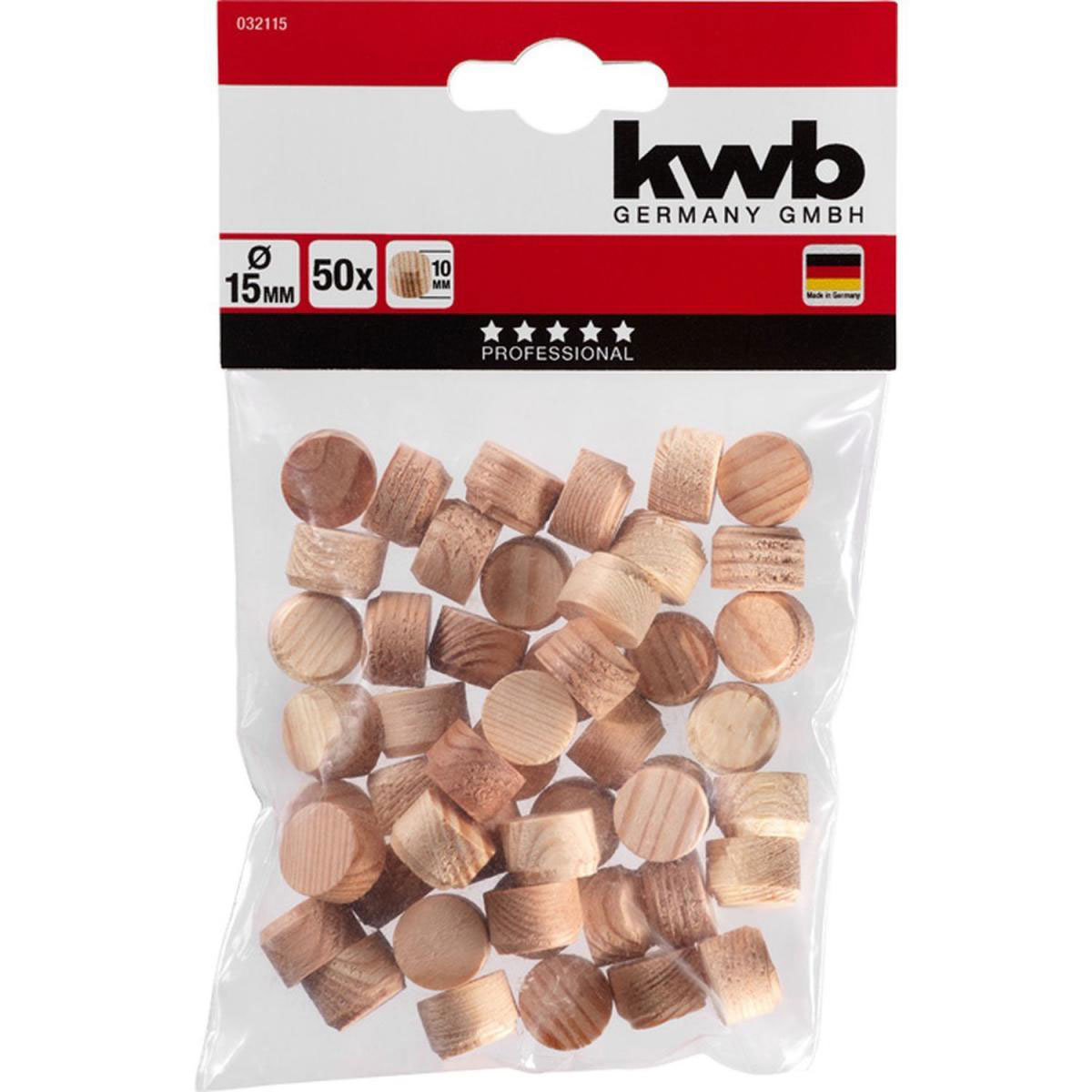 kwb  Konusplättchen Durchmesser 15 mm 50 Stück Bild 2