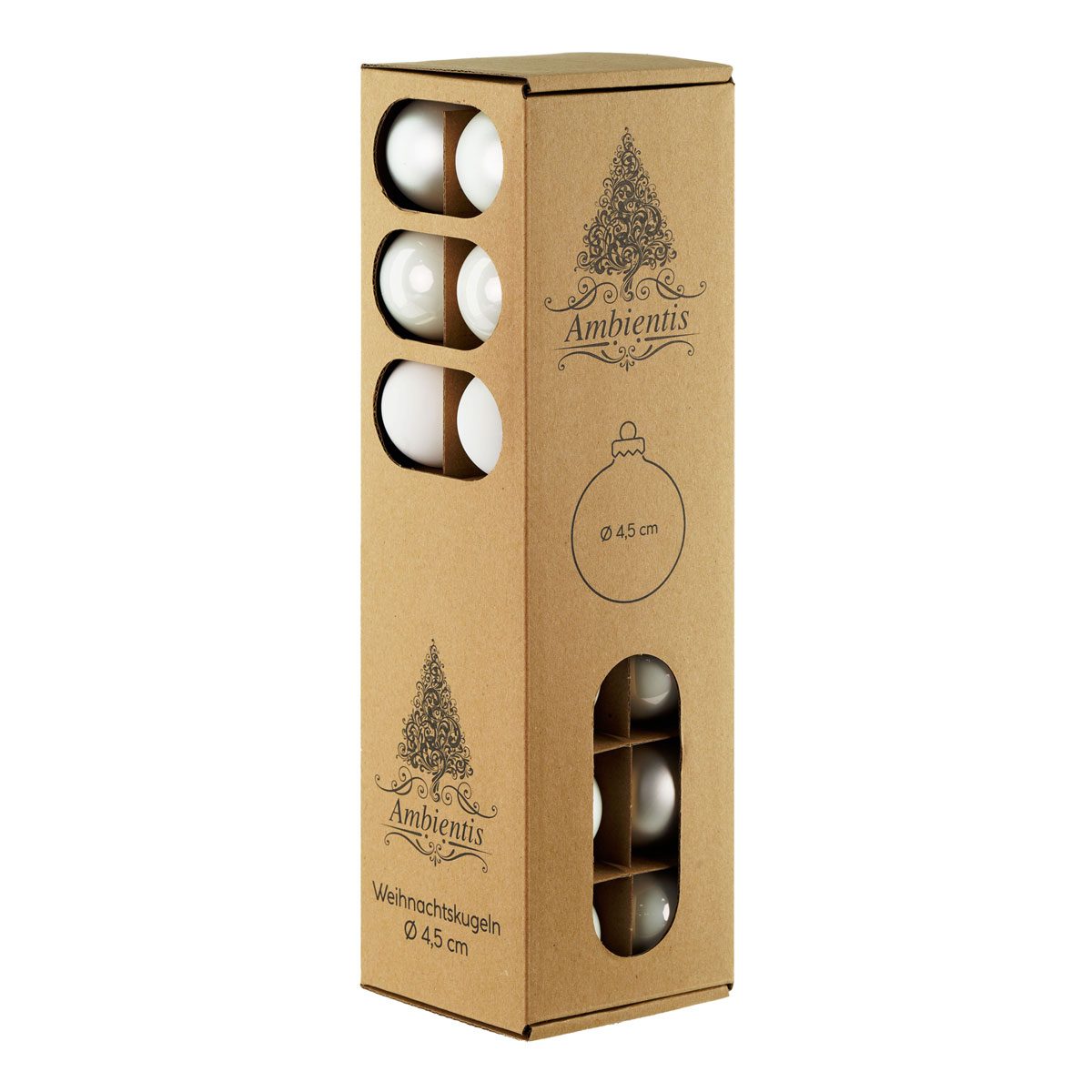 Ambientis Glaskugeln 4,5 cm weiß Mix Bild 3