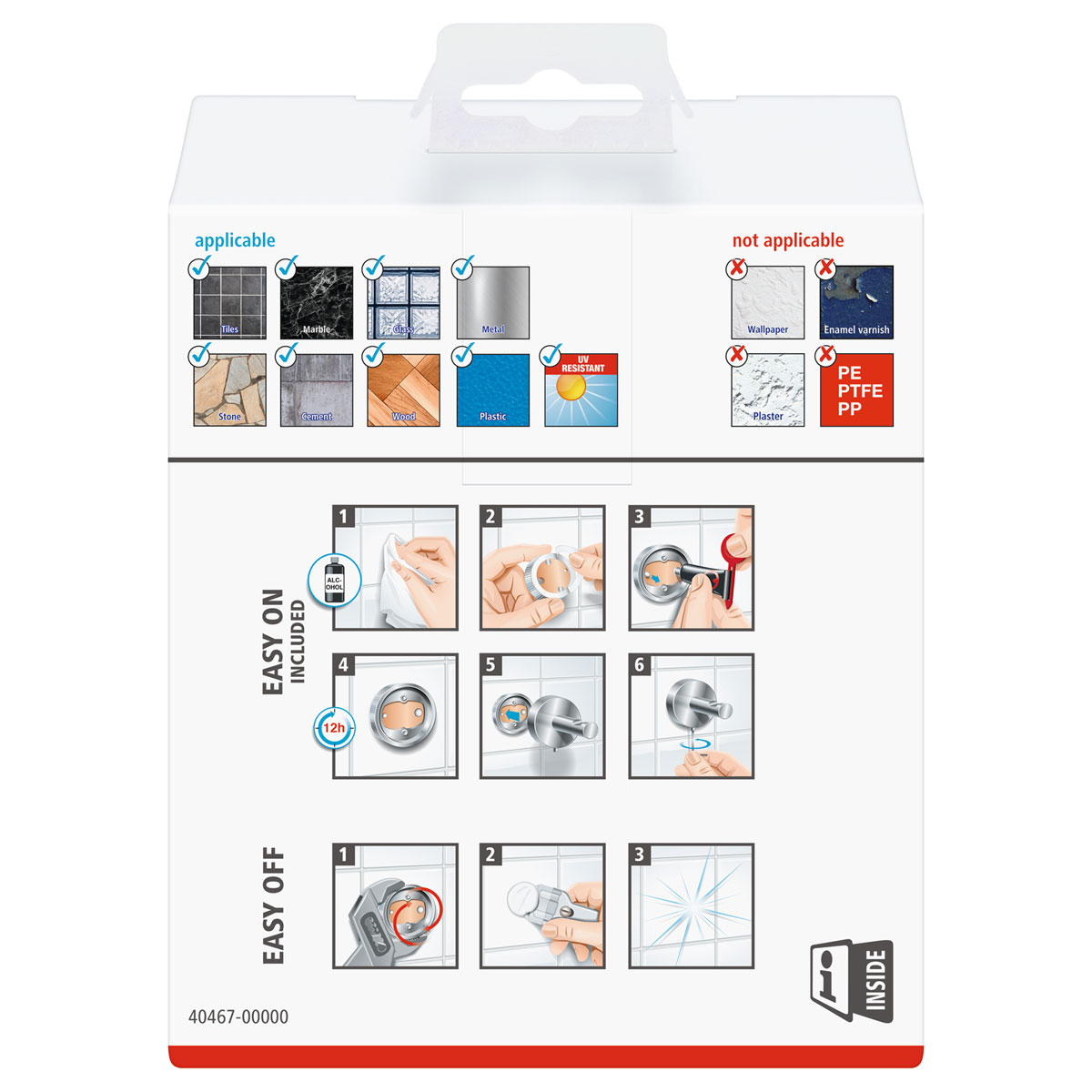 Tesa Toilettenrollenhalter mit Deckel Exxcellent Bild 3