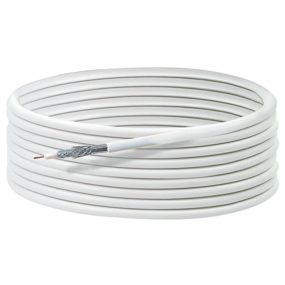 Schwaiger SAT-Koaxialkabel 110 dB 30 m weiß Bild 2