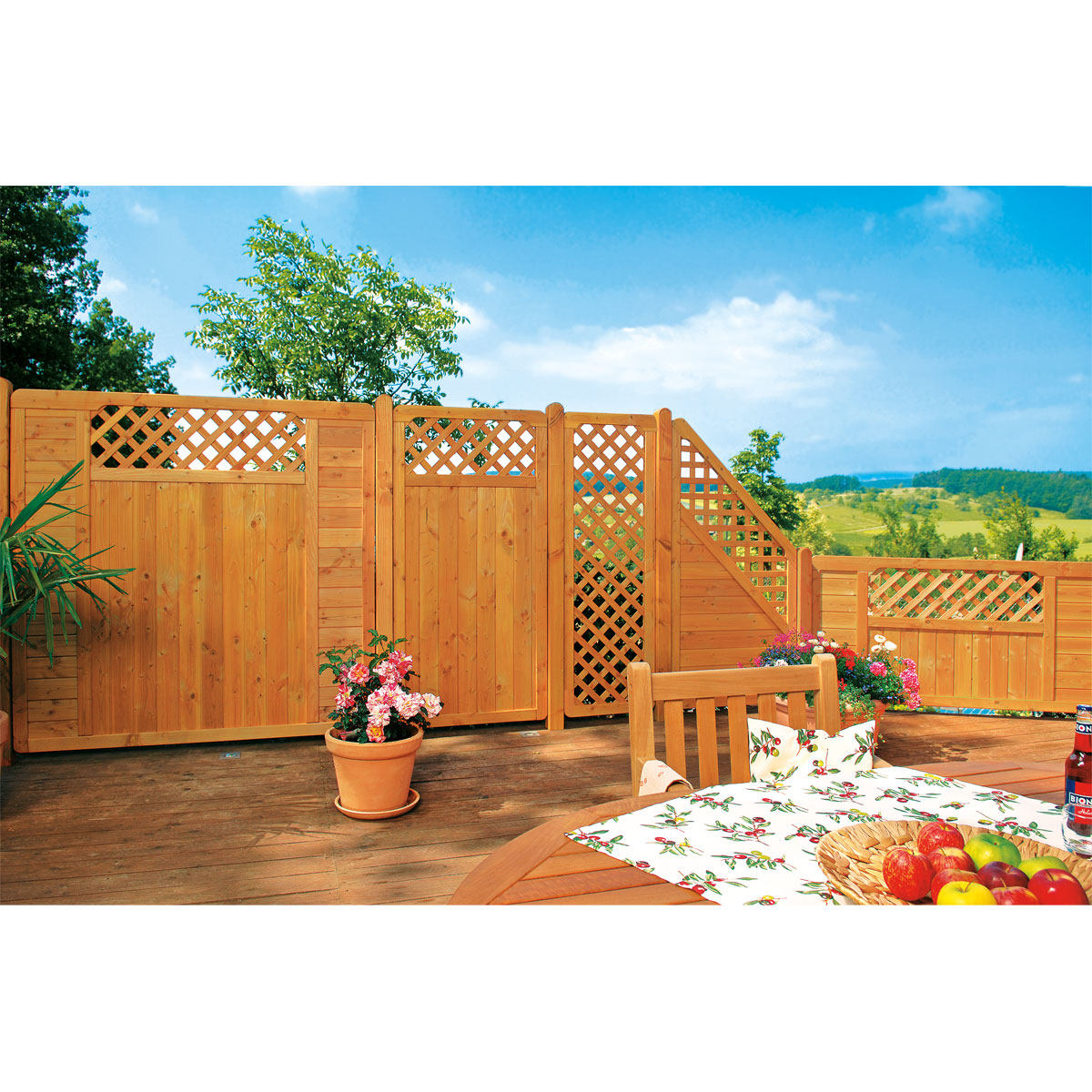 Zaunserie Mainau Zauntür 90 x 180 cm Bild 2