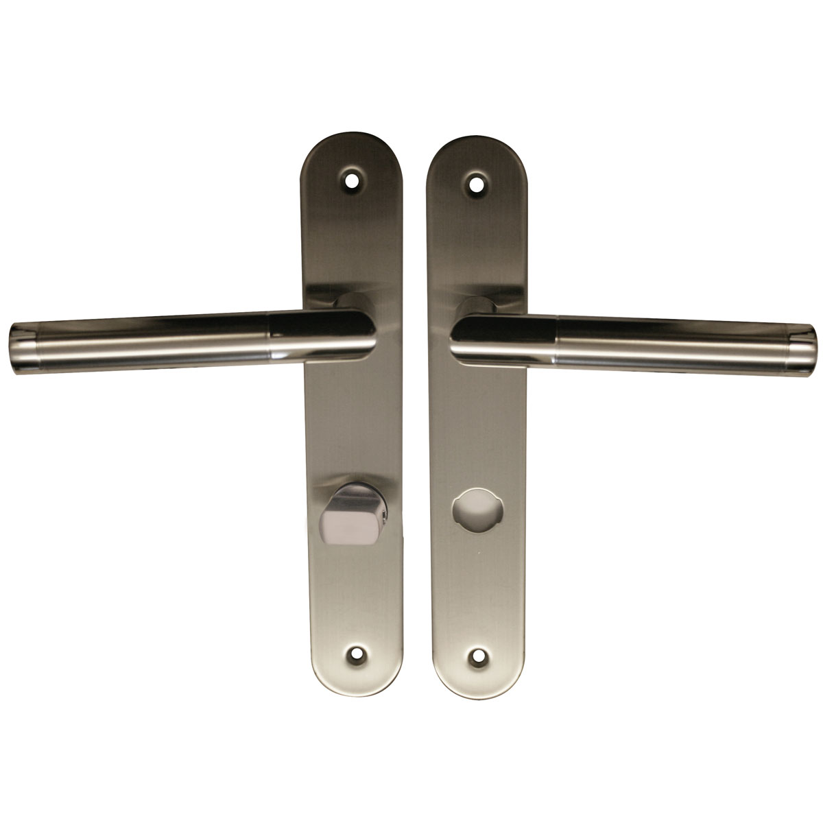 Alpertec Langschildgarnitur Tina-LS für WC abgerundet