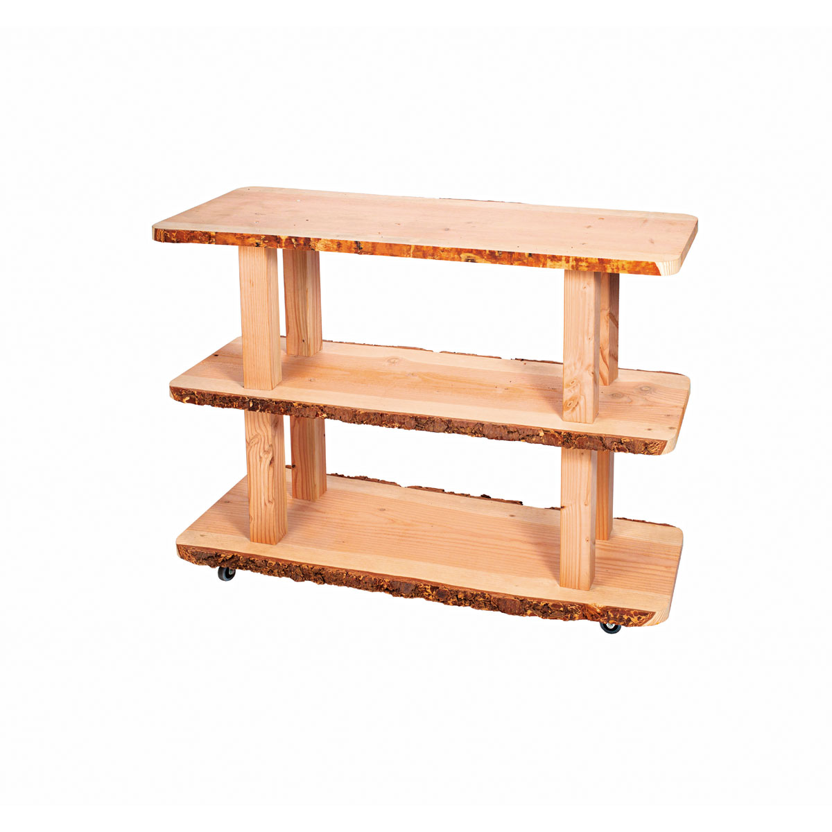 Douglasie-Massivholzbrett unbesäumt ca 120 x 30-35 cm Bild 2