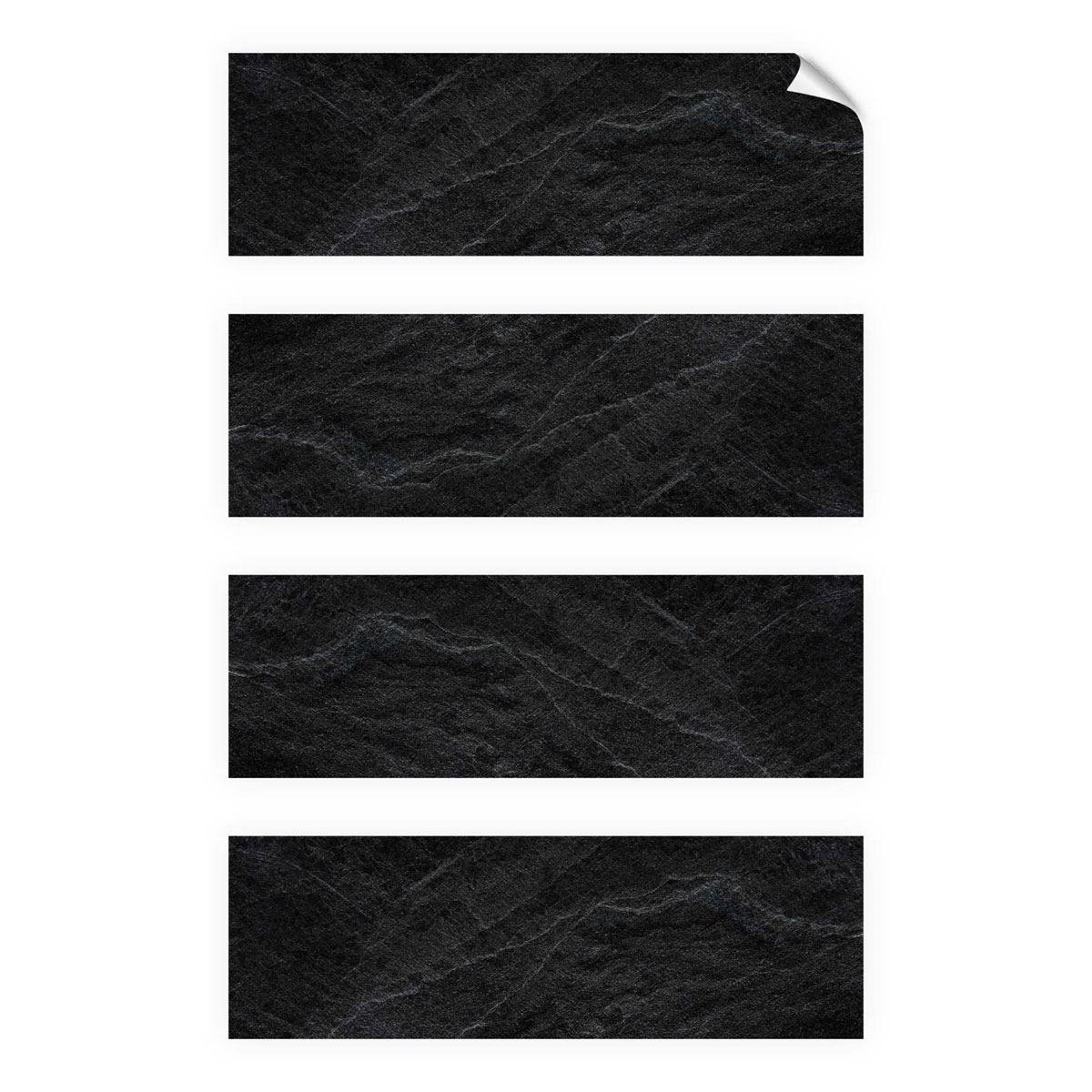 MySpotti Antirutschaufkleber Slate 4er-Set 30 x 10 cm Bild 2