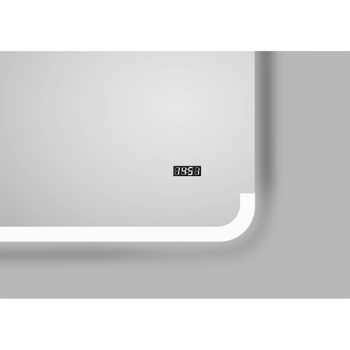 DSK  Design LED Lichtspiegel Silver Grace 80 x 60 cm Bild 4