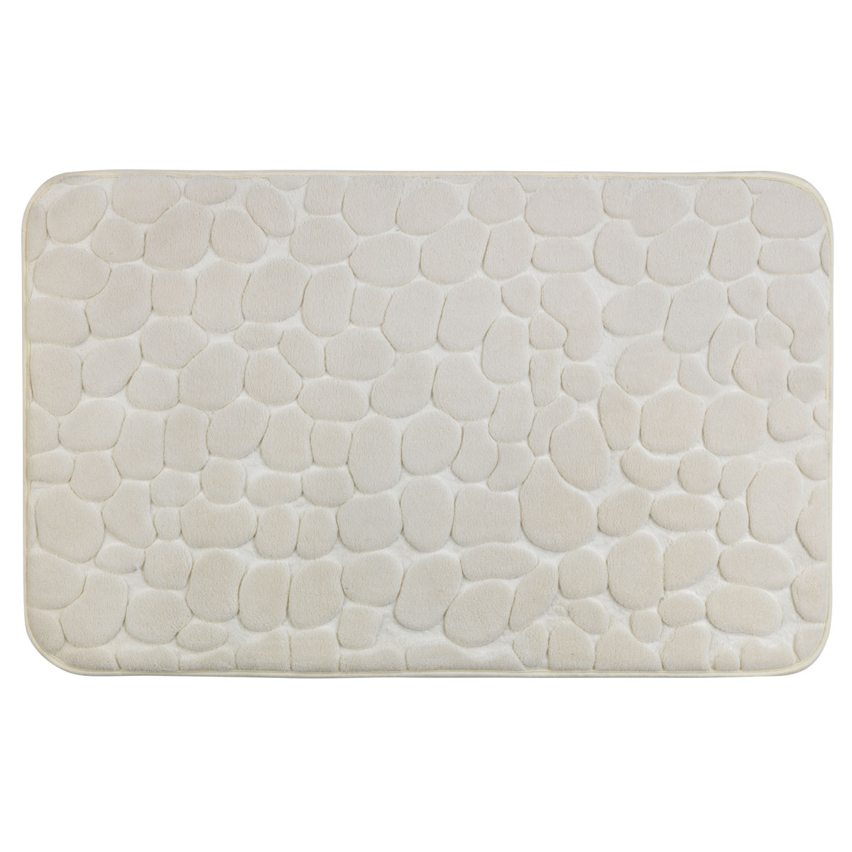 Wenko  Badteppich Memory Foam Pebbles Beige 50 x 80 cm