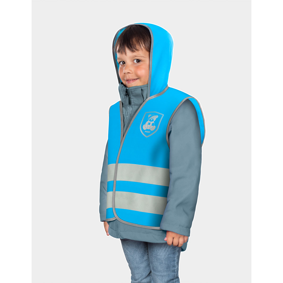 Reer Sicherheitsweste MyBuddyGuard Monster blau Bild 4