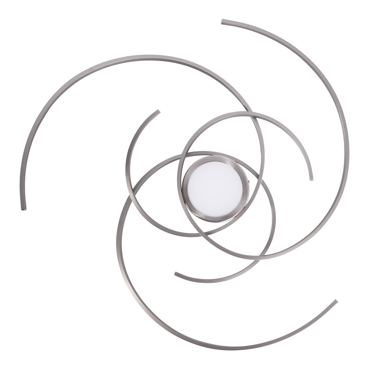 Naeve LED DL Radon Metall/KSstahl-blank LxBxH 75x75x6cm dimmbar Bild 1