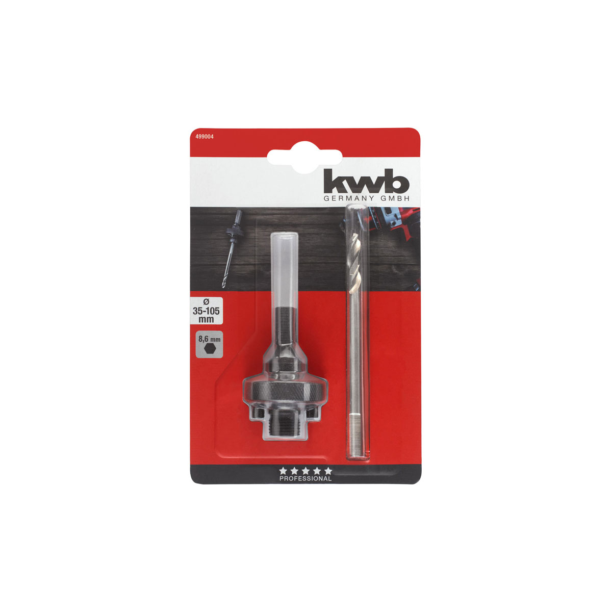 kwb  Aufnahmeschaft HEX Durchmesser 35-105 mm Bild 4