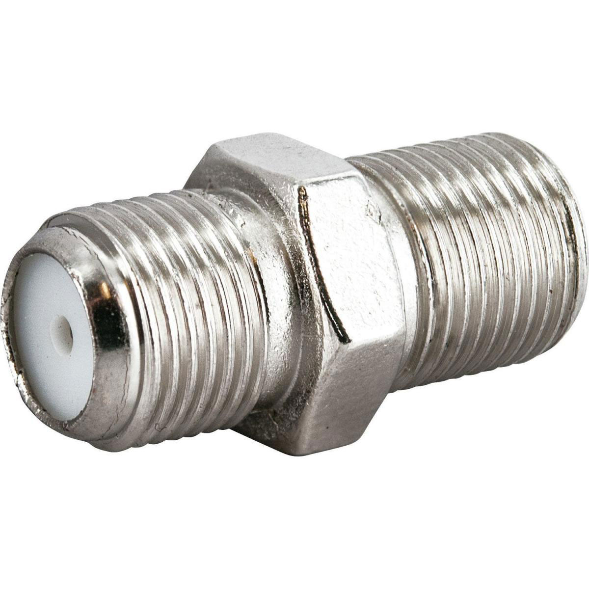 Schwaiger F-Doppelbuchse/Verbinder silber 2 Stück Schwaiger F-Doppelbuchse/Verbinder silber 2 Stück